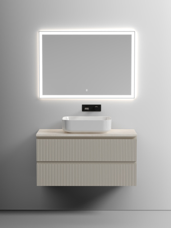 Столешница для ванной комнаты SANCOS  1000х460 ,  TT100A2